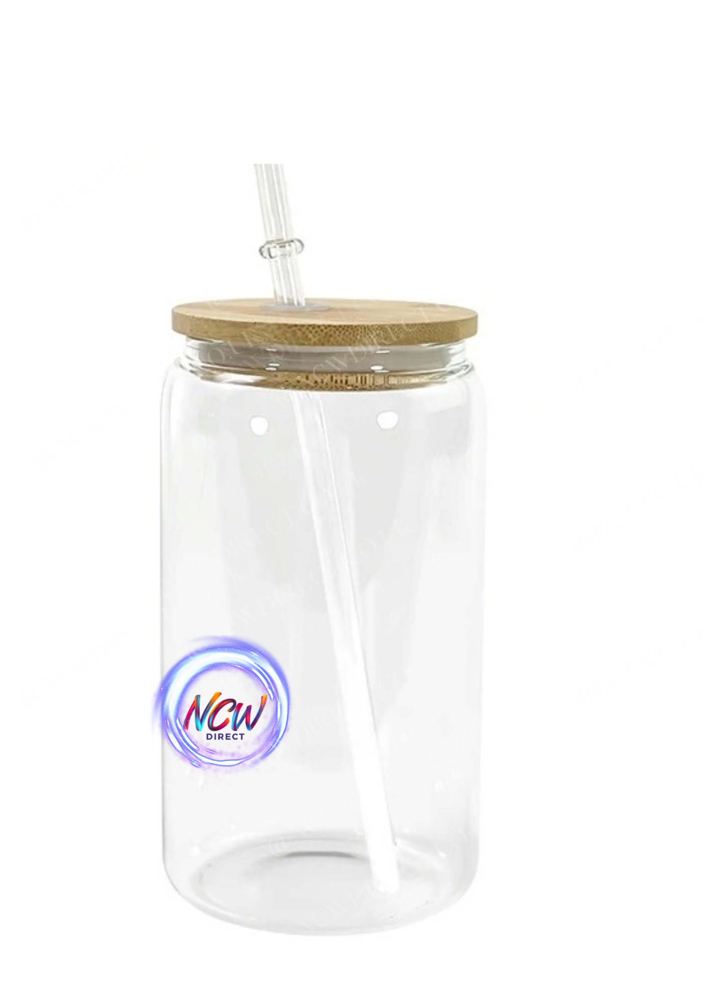 Clear sublimation Libby Glass