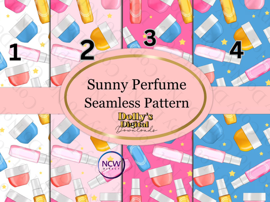 Sunny Perfume Seamless Wrapping Paper