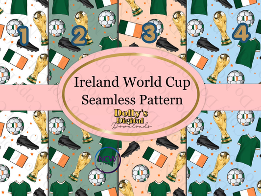 Ireland World Cup Seamless Wrapping Paper