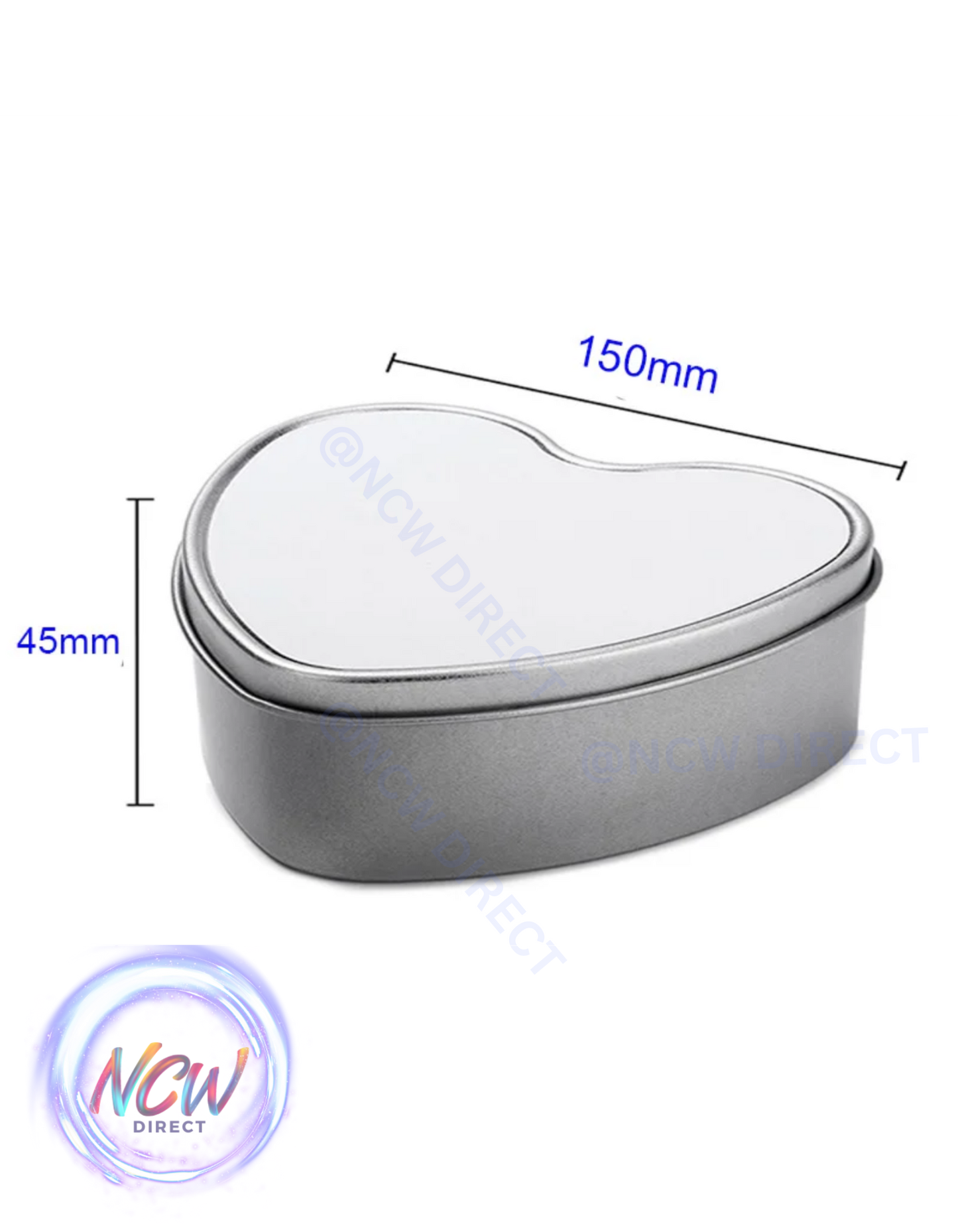 Heart Sublimation Tins