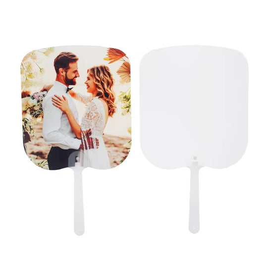 Sublimation plastic Hand held Fan
