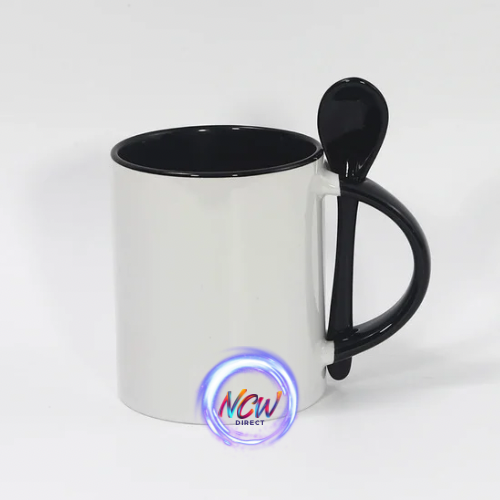 11oz mug with spoon