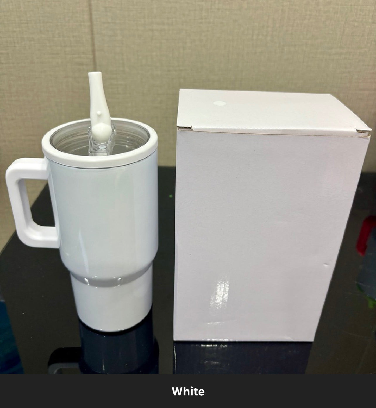 20oz Leakproof Coloured Handle Sublimation Tumblers