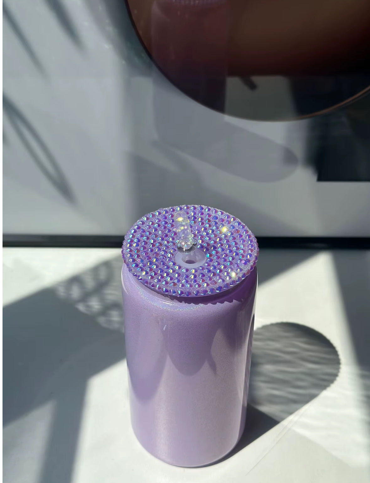 Bling Rhinestone lid set