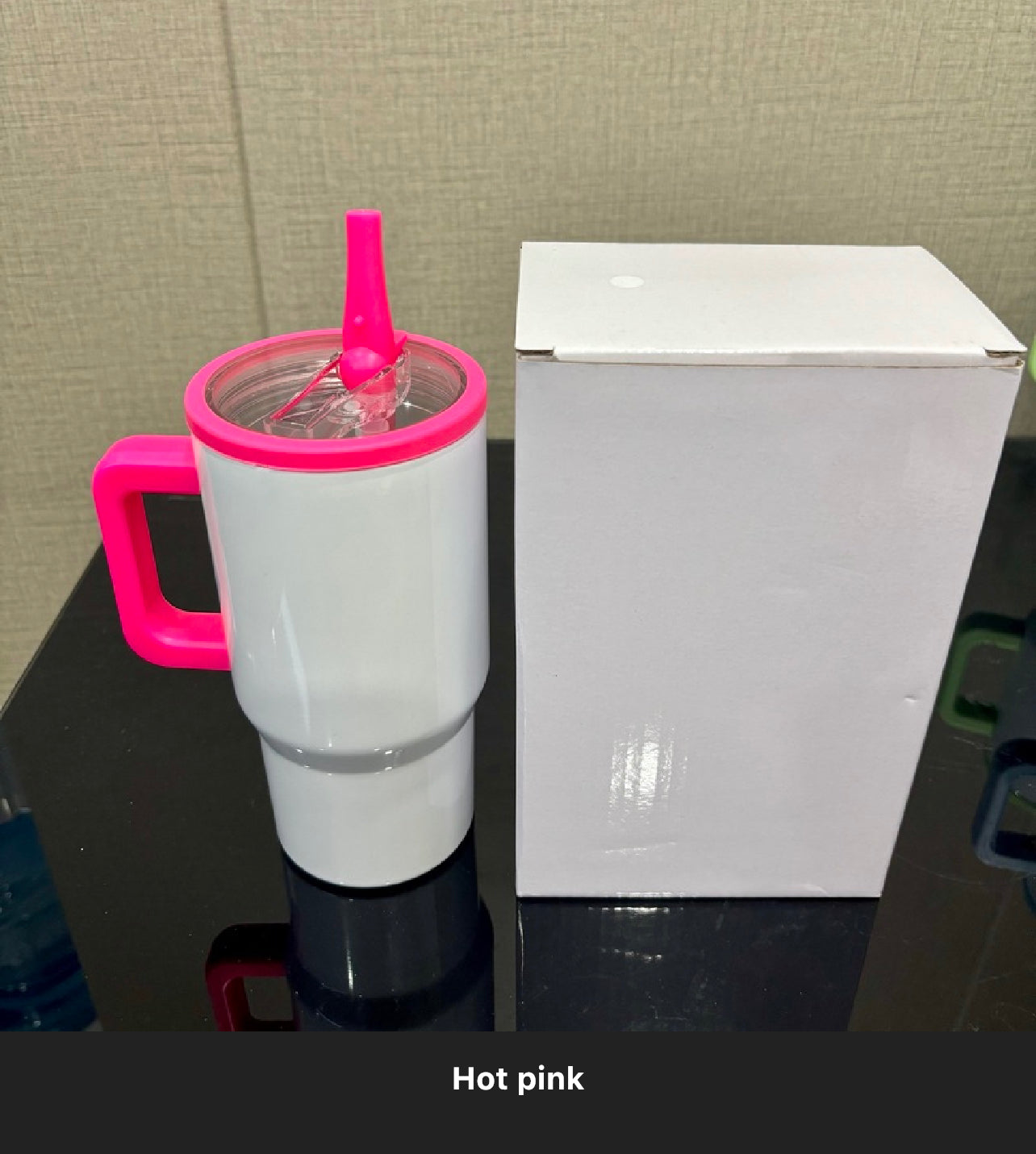 20oz Leakproof Coloured Handle Sublimation Tumblers