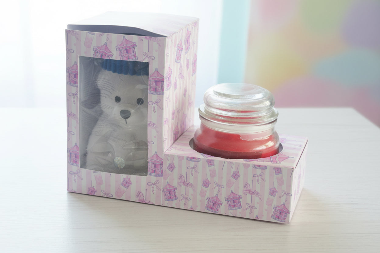 Gift Box with Cup Holder Canva Template