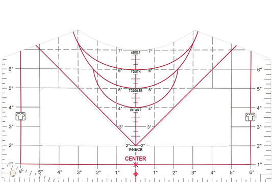 T-Shirt Ruler Guide for Vinyl Alignment, Heat Press Measurement Tool .