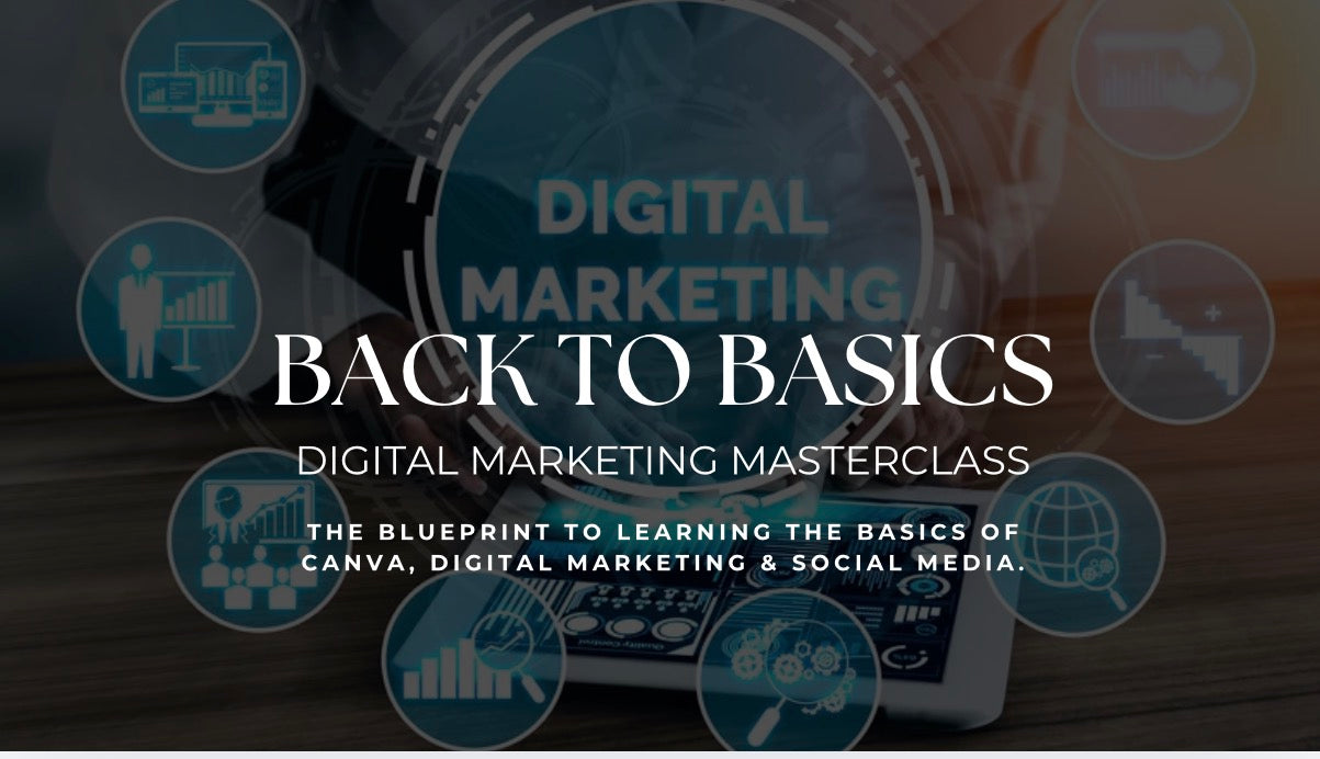 BACK TO BASICS
DIGITAL MARKETING MASTERCLASS