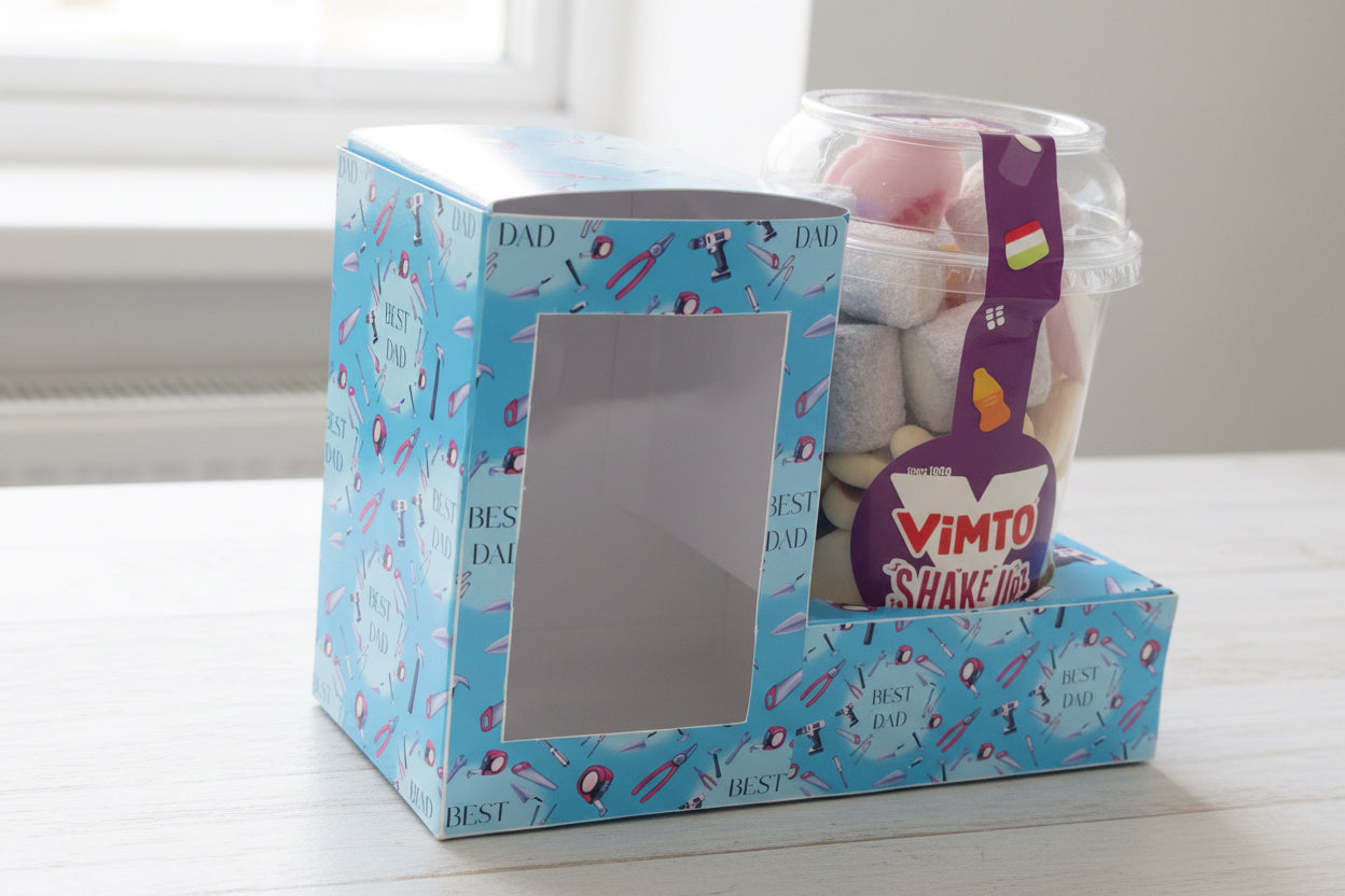 Gift Box with Cup Holder Canva Template