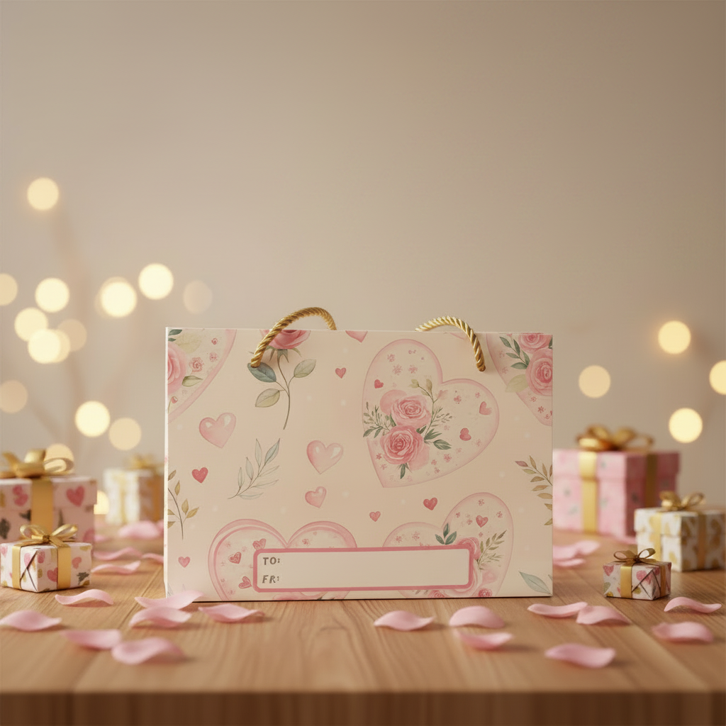 GIFT BAG WITH GIFT TAG TEMPLATE