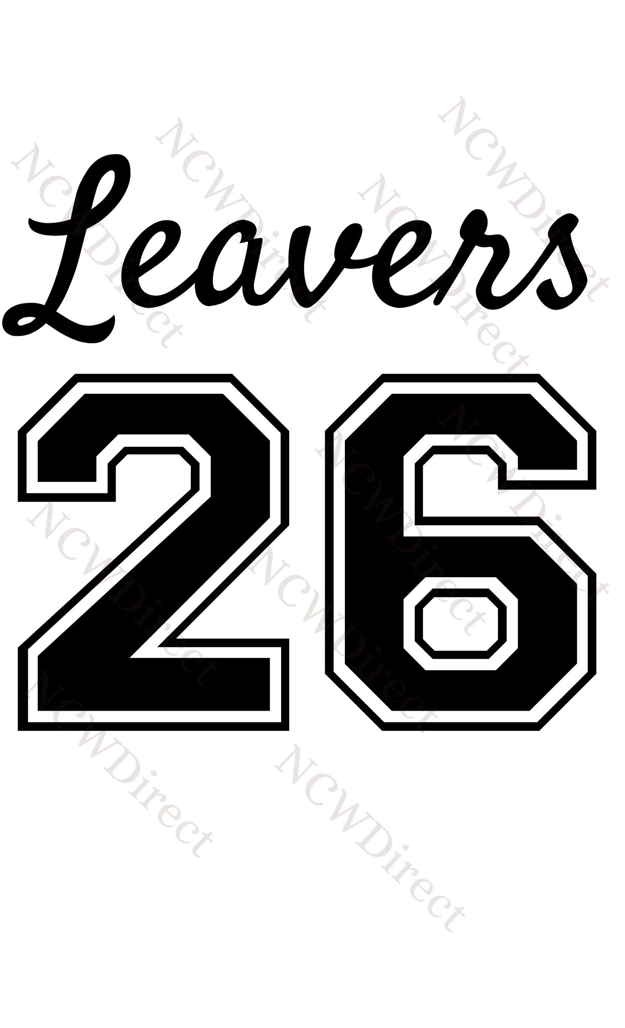 School Leavers DTF Print
