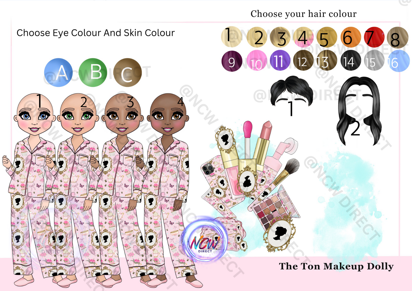 The Ton Makeup Doll UVDTF