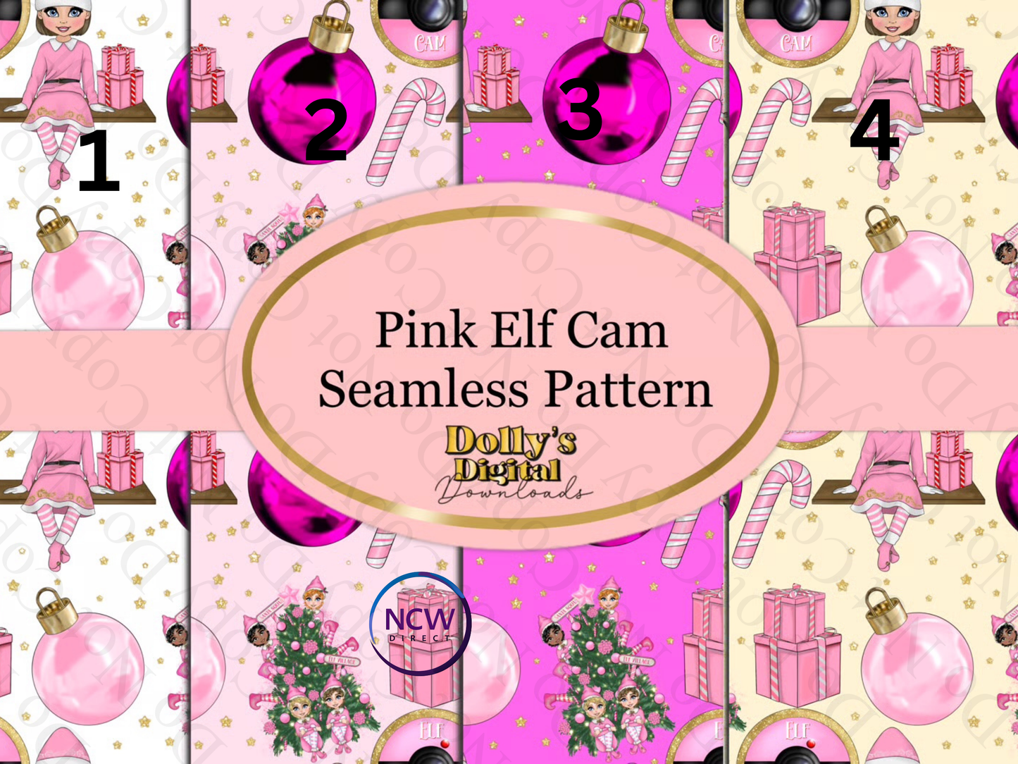 Pink Elf Cam Wrapping paper