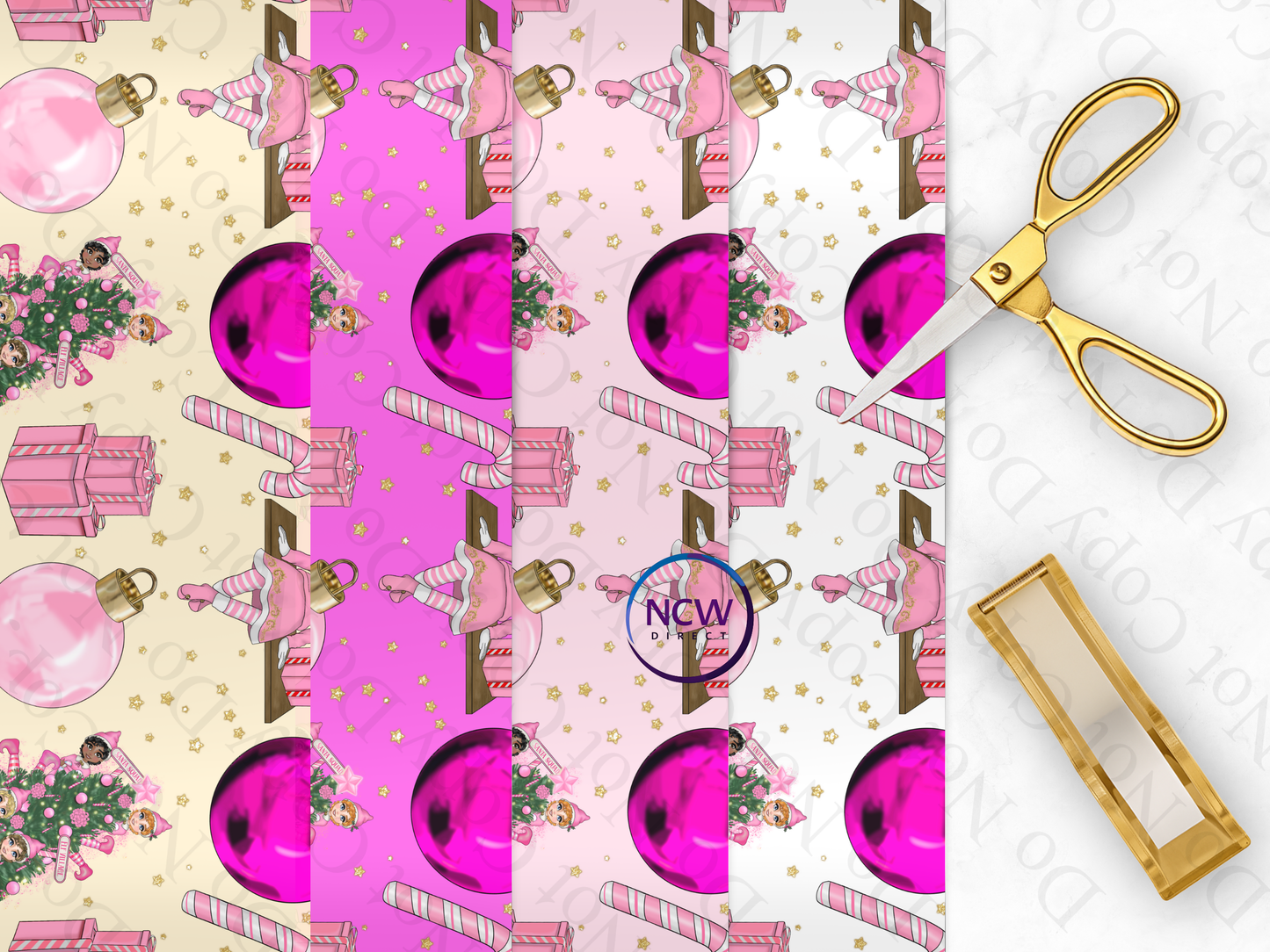 Pink Elf Cam Wrapping paper