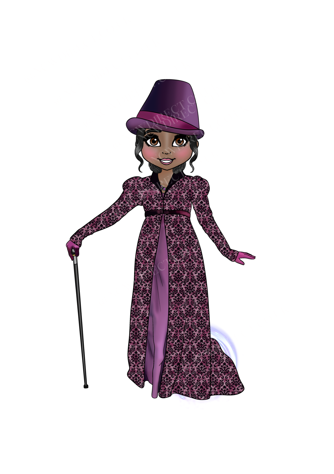 Lady D Doll UVDTF