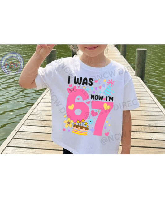 I was 6 now i’m 7 DTF Print