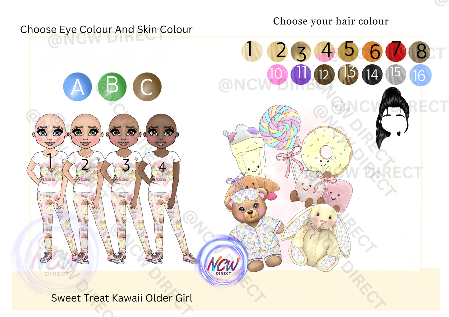 Sweet Treat Kawaii Older Girl