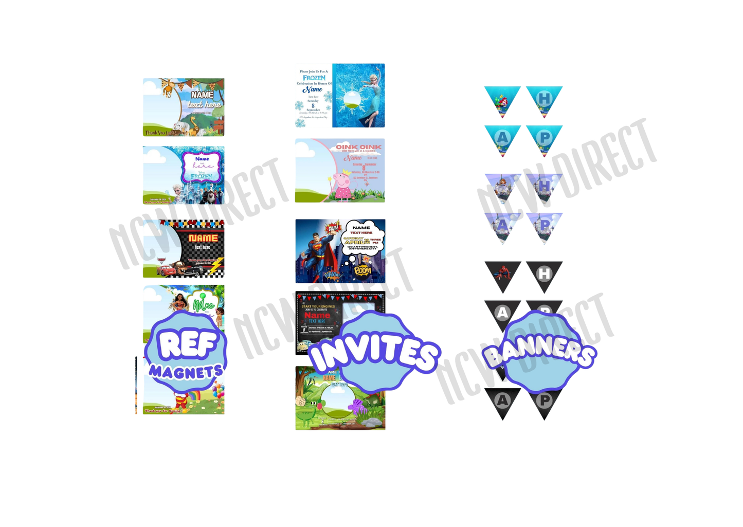 146 PARTY FAVOUR CANVA TEMPLATE
