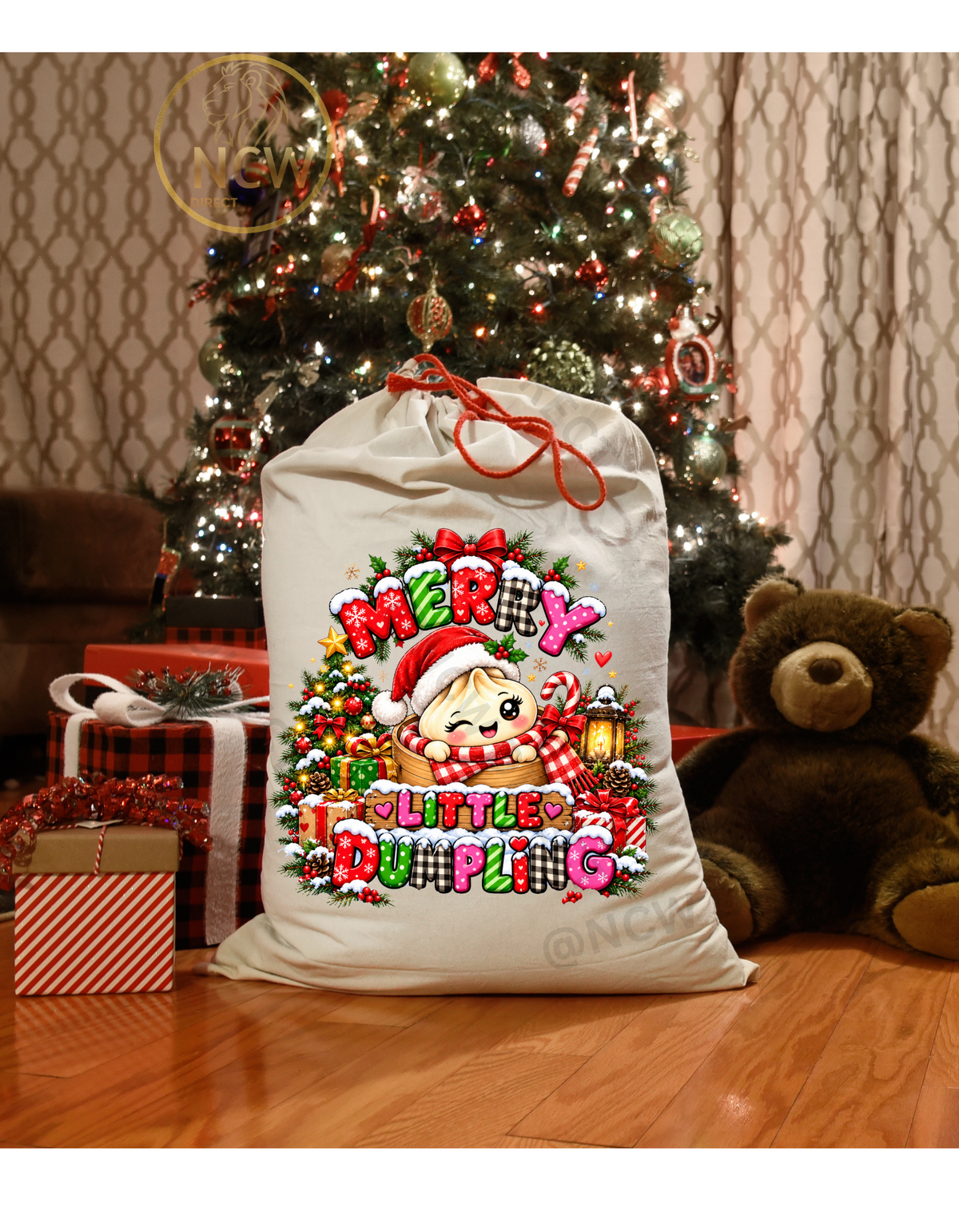 Merry Little Dumpling DTF Print Only