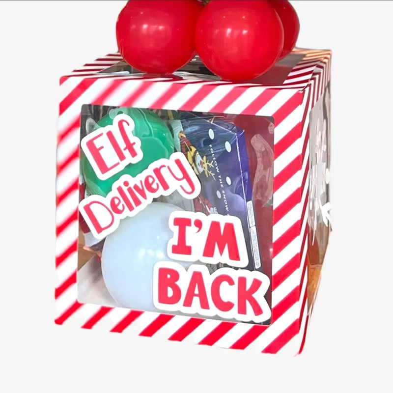 Elf Arrival Balloon Box (PRE-ORDER )