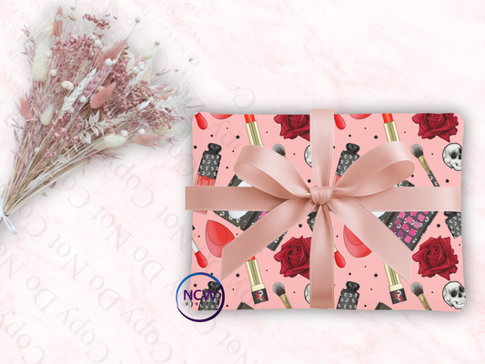 Alternative Makeup Wrapping paper