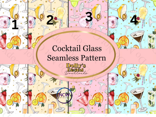 Cocktail Glass Wrapping  paper