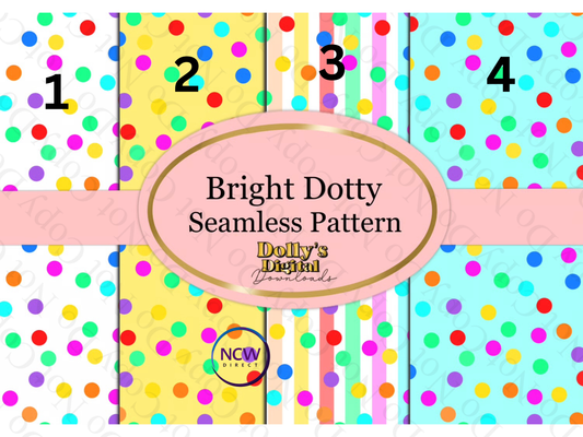 Bright Dotty Wrapping paper