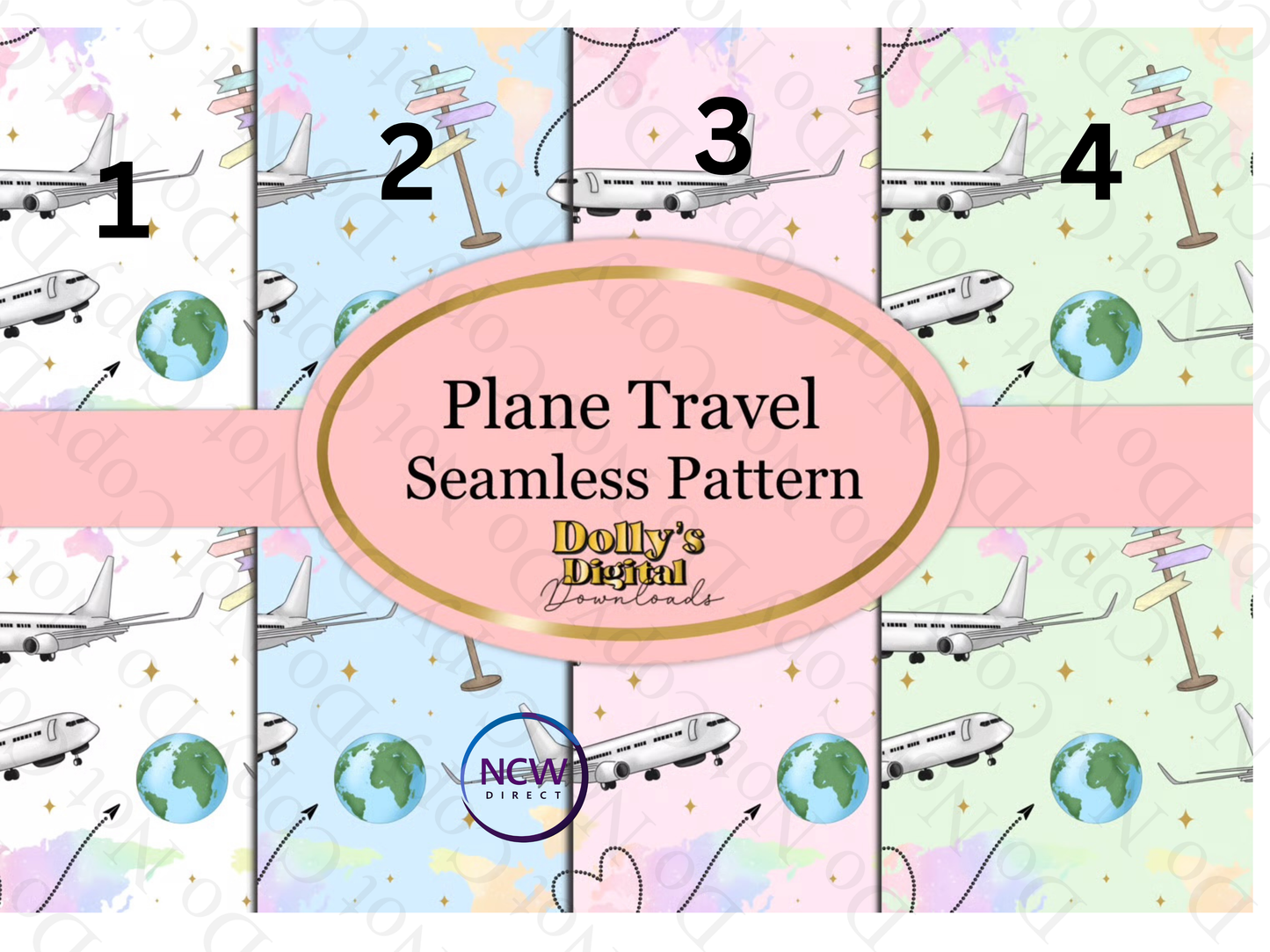 Plane Travel Wrapping paper