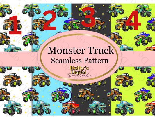 Monster Truck Wrapping paper