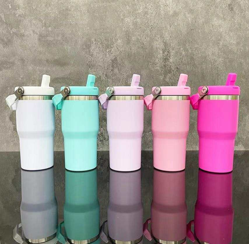 20oz Flip Straw Sublimation Tumblers