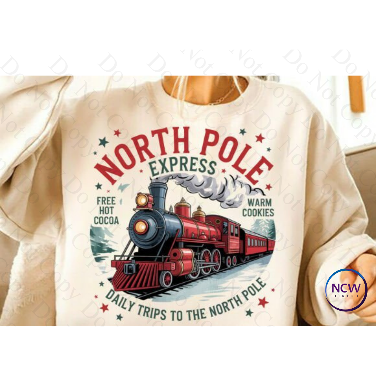 North Pole Express DTF Print