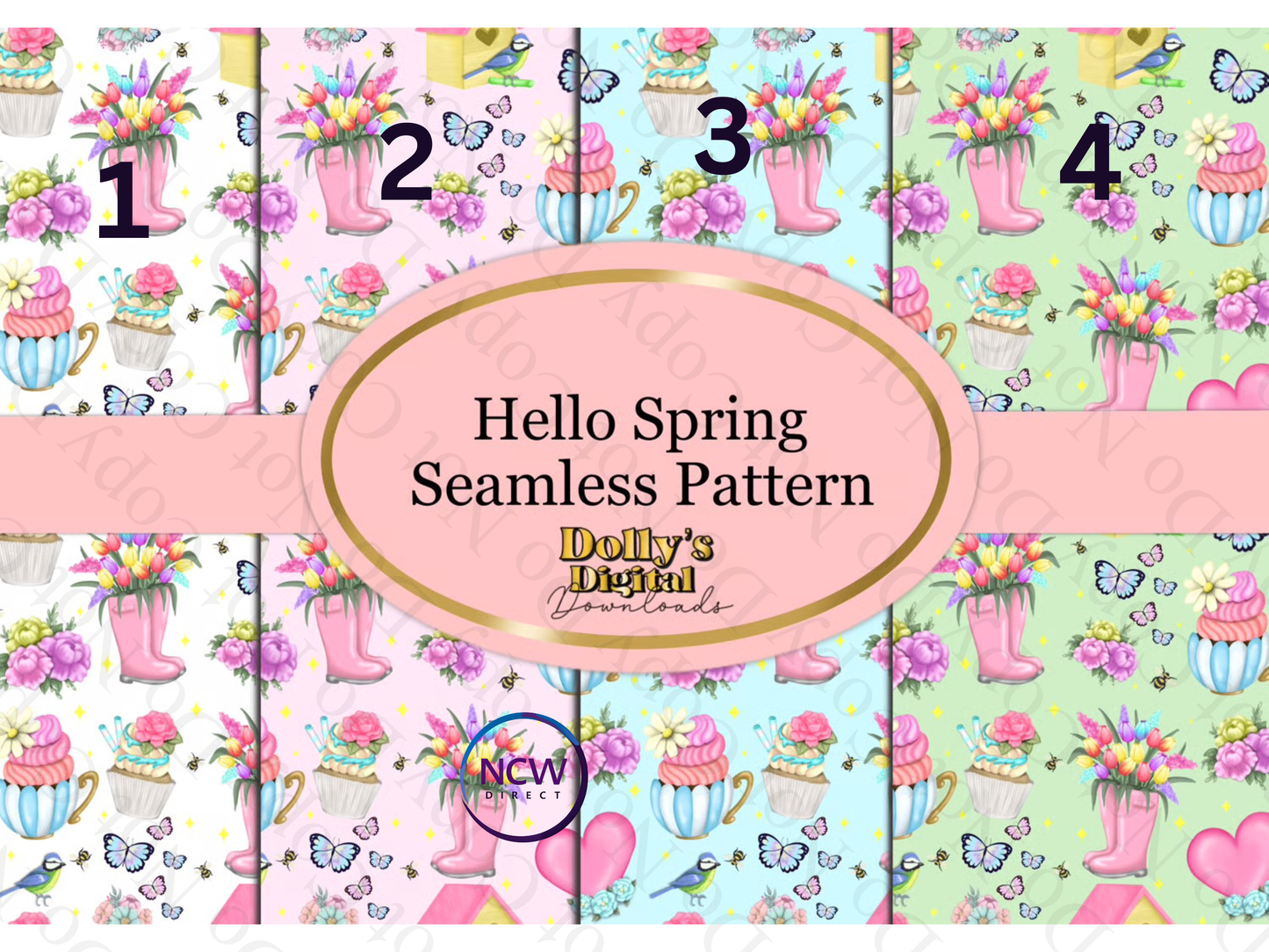 Hello spring Wrapping  paper