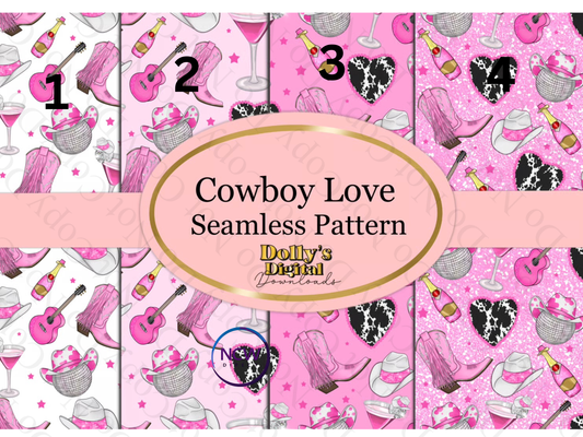 Cowboy Love wrapping paper