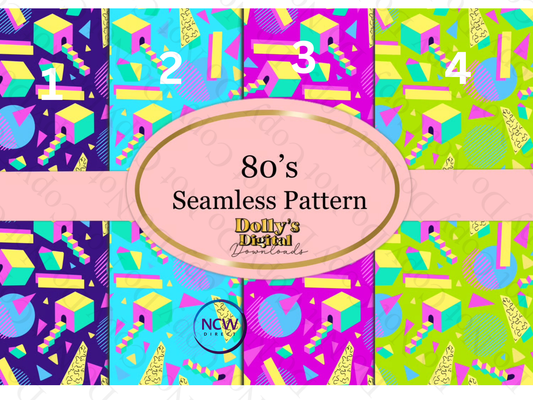 80’s wrapping paper