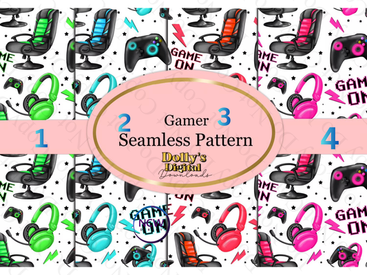 Gamer wrapping paper