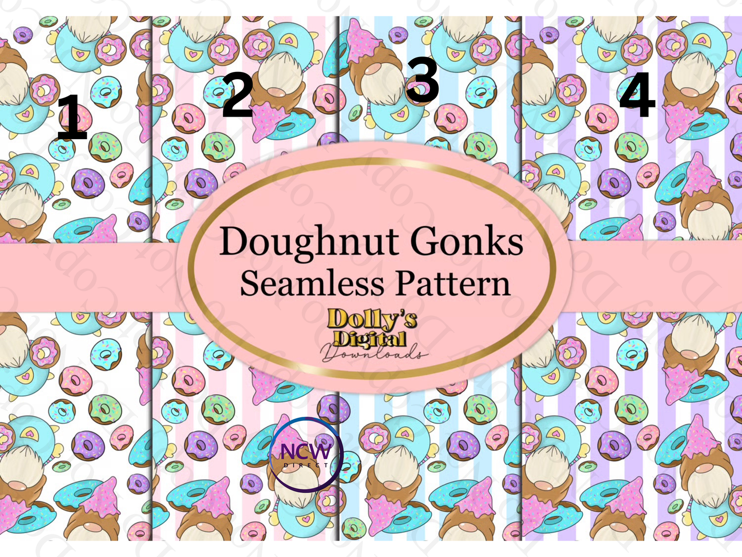 Doughnut Gonks Wrapping  paper