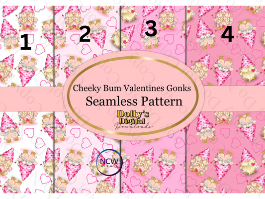 Cheeky Bum Valentine Gonks Wrapping  paper