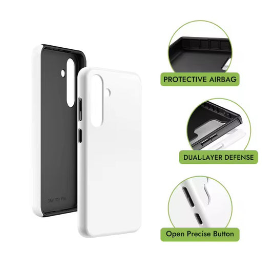 3D Coated 2 In 1 Blank Sublimation Case For Samsung S Series