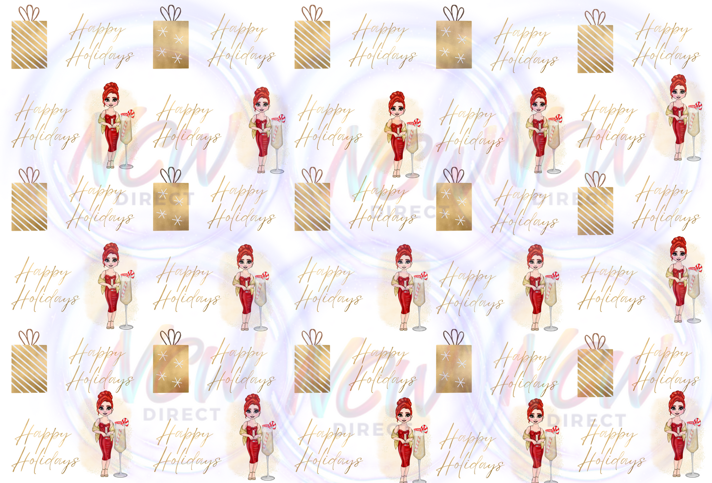 Happy Holidays Wrapping paper