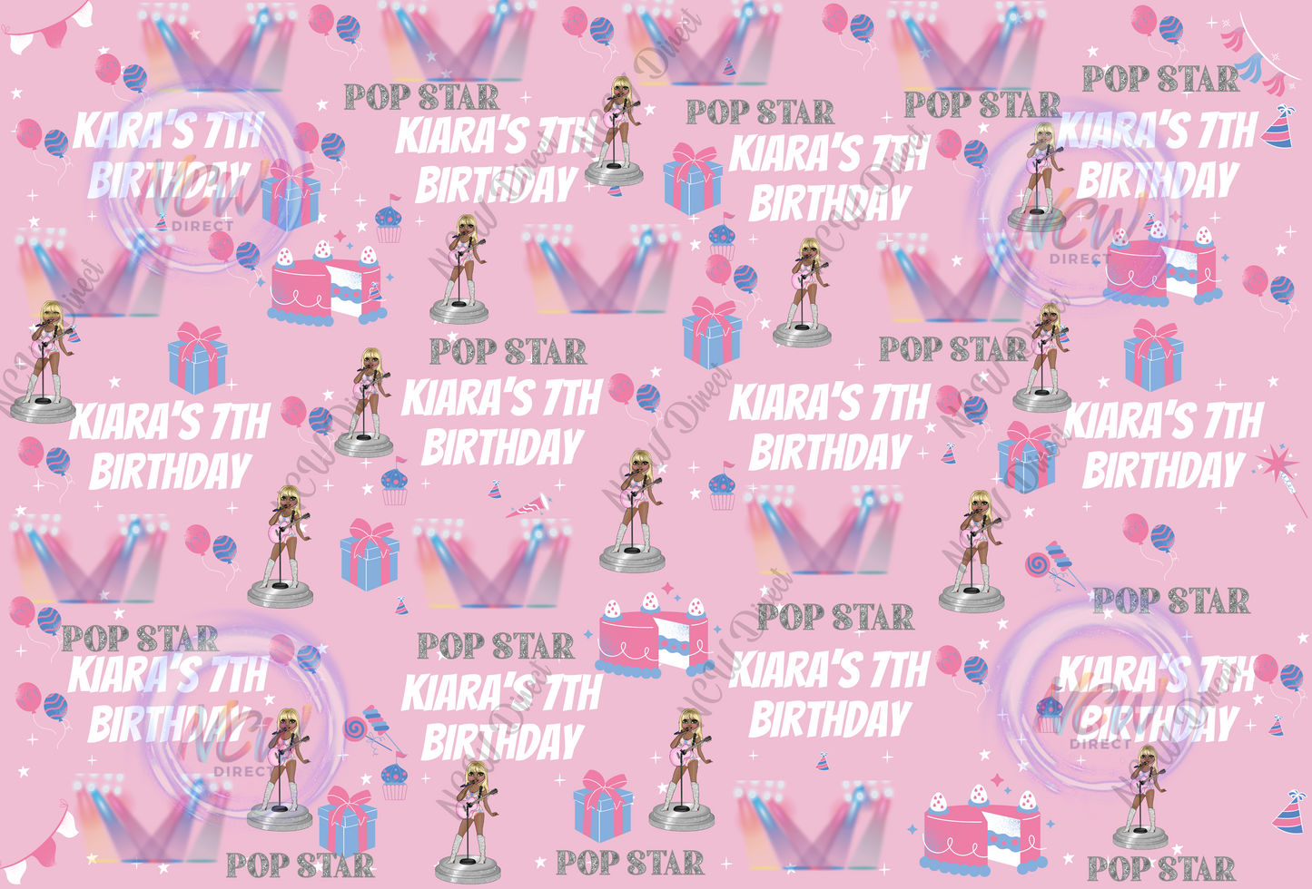 Pop Star  Wrapping paper