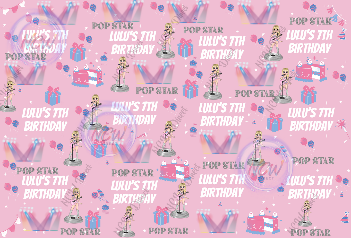 Pop Star  Wrapping paper