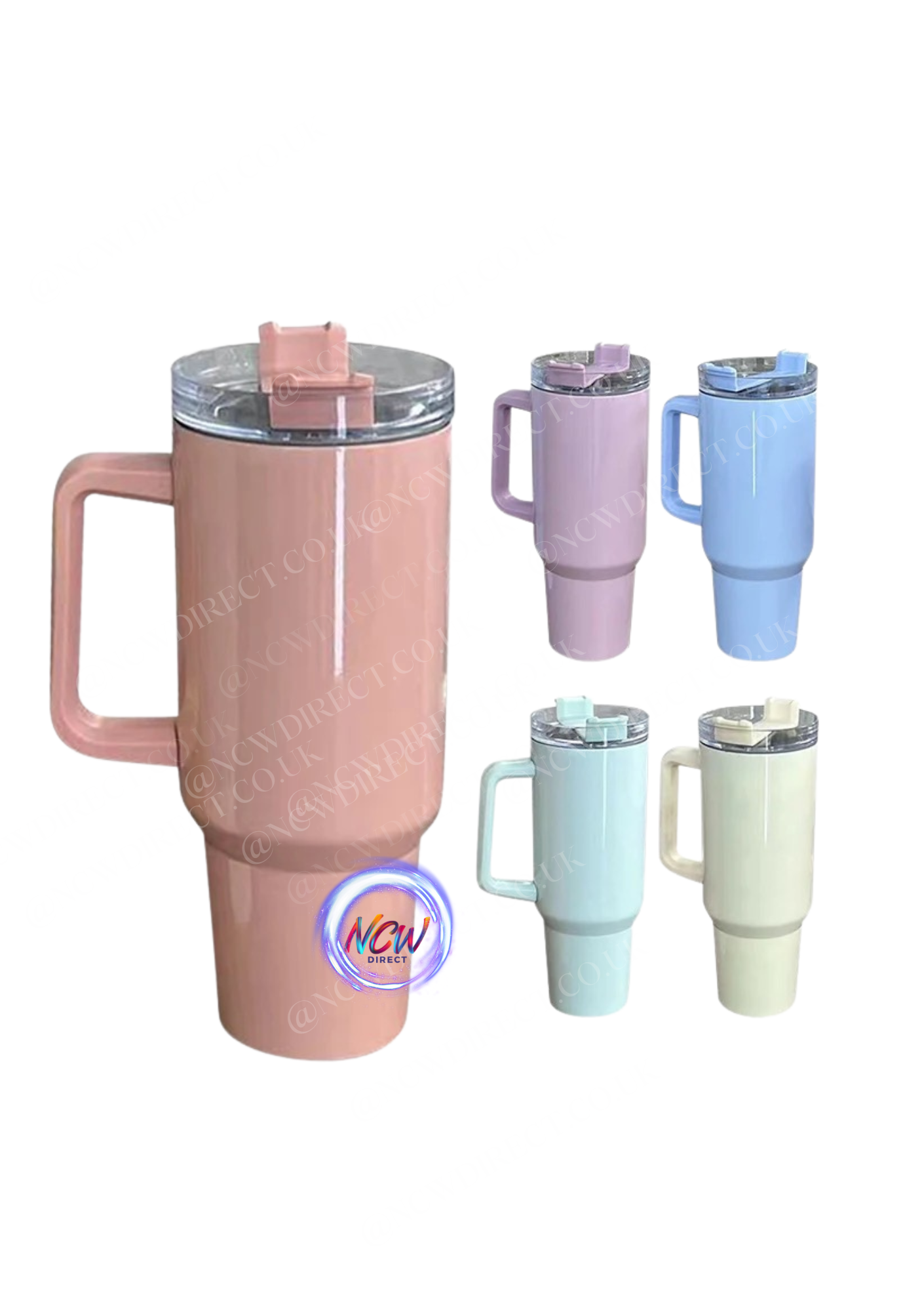 Pastel Coloured 40oz Sublimation Tumbler