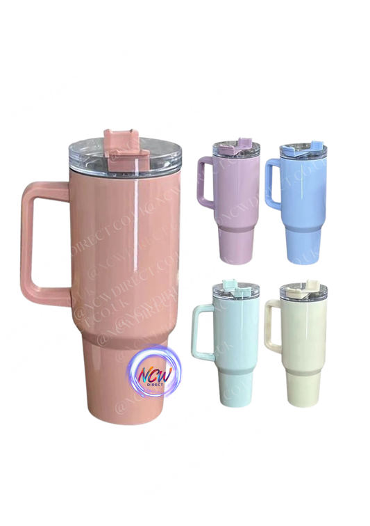 Pastel Coloured 40oz Sublimation Tumbler