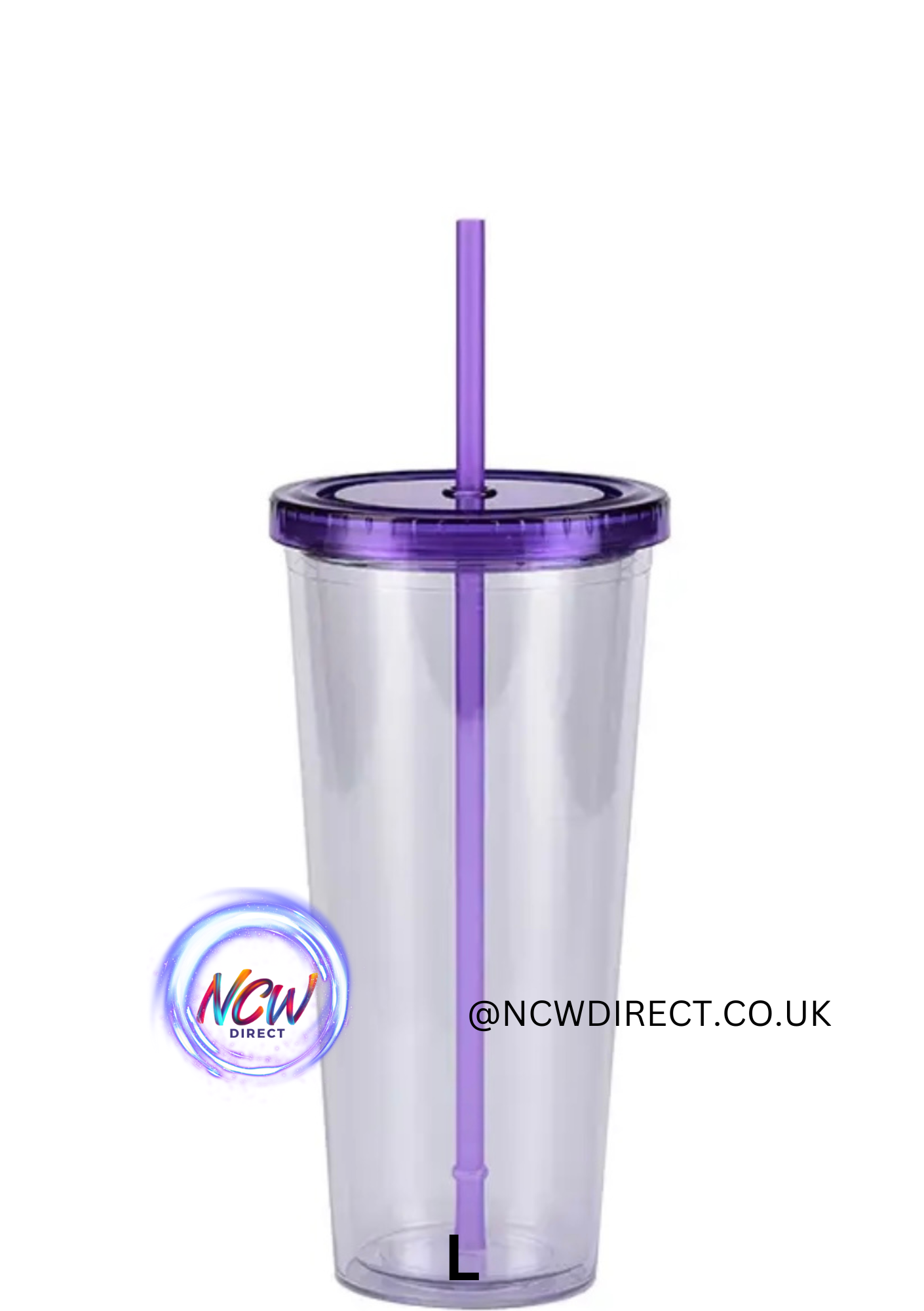 32oz Acrylic Double Wall Tumbler with Straw