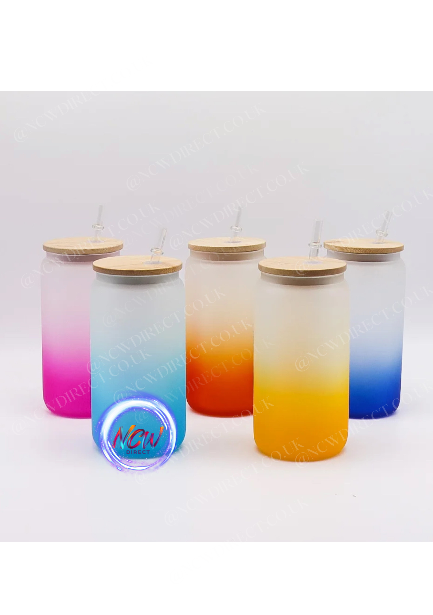 Ombre 16oz glass sublimation Libbey Glass.